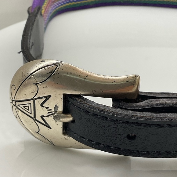 Western Belt Zuni Animal Motif Purple Belt 28" NWOT - Picture 10 of 16